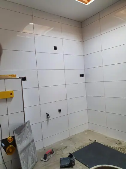 Badkamer renovatie 's Heerenbroek door Klusbedrijf Wajer, foto 5 van 7