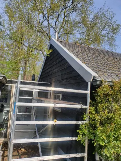 Boeien en gevelbekleding vervangen in Zalk door Klusbedrijf Wajer, foto 2 van 6
