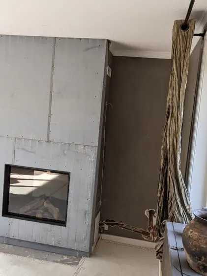 Houtkachel bekleden Genemuiden door Klusbedrijf Wajer, foto 2 van 2