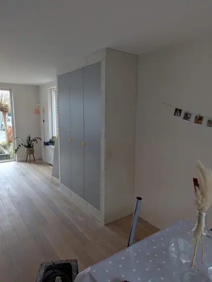 Inbouwkast maken IJsselmuiden door Klusbedrijf Wajer, foto 2 van 3