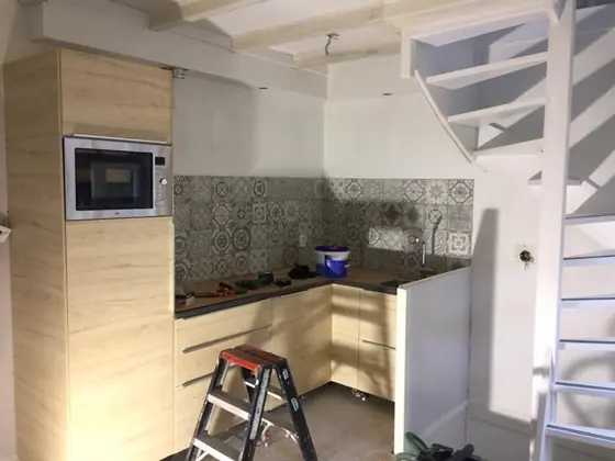 Nieuwe keuken plaatsen Kampen door Klusbedrijf Wajer, foto 2 van 10