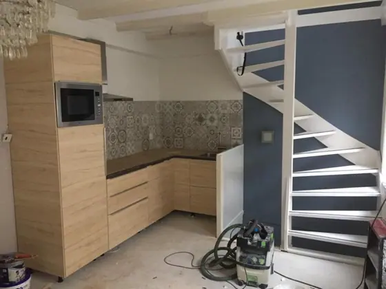 Nieuwe keuken plaatsen Kampen door Klusbedrijf Wajer, foto 6 van 10