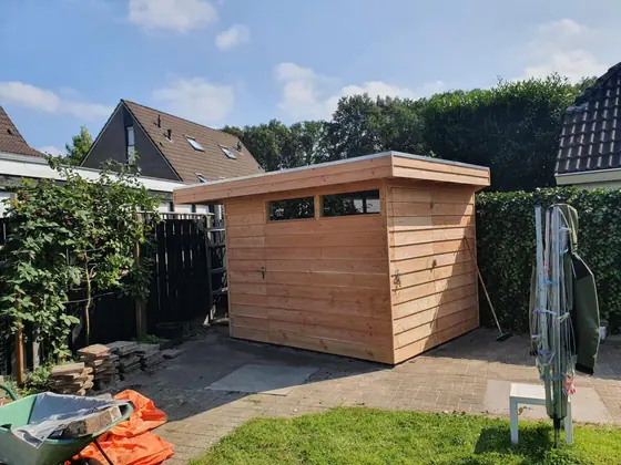 Tuinschuur plaatsen Wezep door Klusbedrijf Wajer, foto 2 van 2