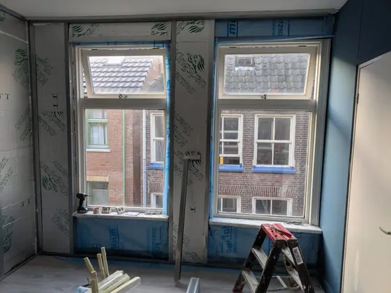 Wanden isoleren en afwerken Kampen door Klusbedrijf Wajer, foto 2 van 7